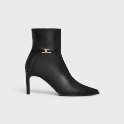 CELINE VERNEUIL ANKLE BOOT WITH TRIOMPHE in CALFSKIN