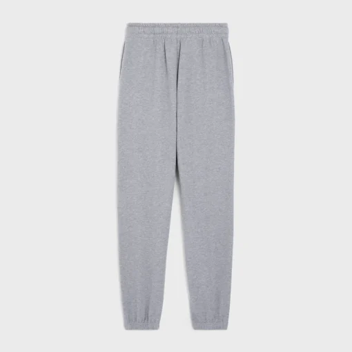 CELINE-EMBROIDERED TRACK PANTS IN COTTON