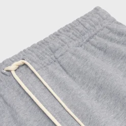 CELINE-EMBROIDERED TRACK PANTS IN COTTON