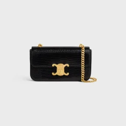 CHAIN SHOULDER BAG CLAUDE in Lizard