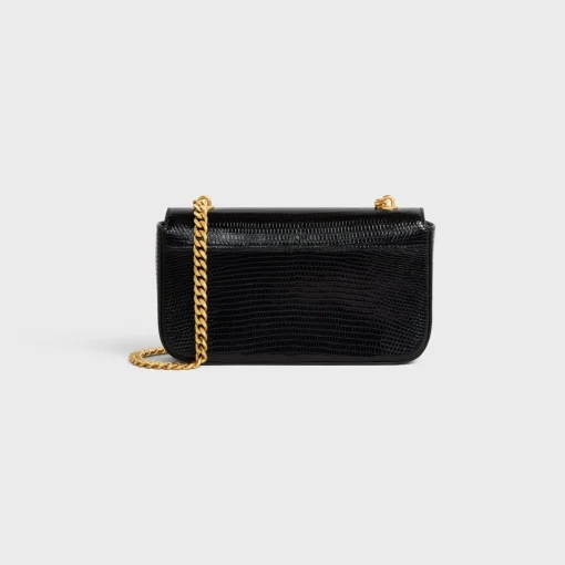 CHAIN SHOULDER BAG CLAUDE in Lizard
