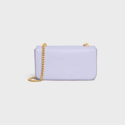 CHAIN SHOULDER BAG CLAUDE in shiny calfskin