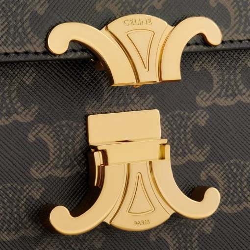 CHAIN SHOULDER BAG CLAUDE in Triomphe canvas