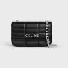 CHAIN SHOULDER BAG MATELASSE MONOCHROME CELINE in Quilted Goatskin