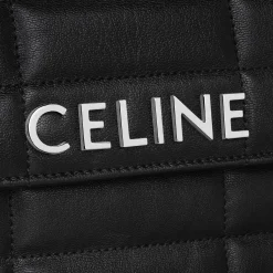 CHAIN SHOULDER BAG MATELASSE MONOCHROME CELINE in Quilted Goatskin