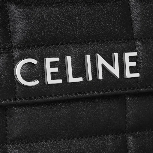 CHAIN SHOULDER BAG MATELASSE MONOCHROME CELINE in Quilted Goatskin
