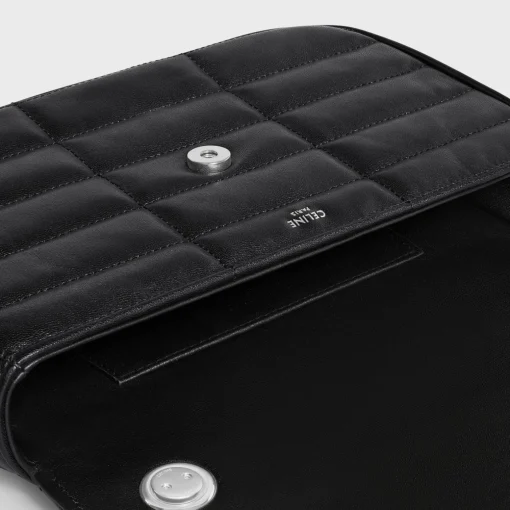 CHAIN SHOULDER BAG MATELASSE MONOCHROME CELINE in Quilted Goatskin