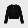 chasseur jacket in bouclé tweed