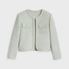 chelsea jacket in lightweight natté