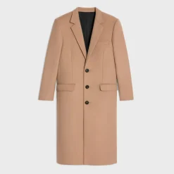 chesterfield coat in camel cloth