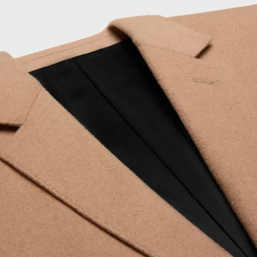 chesterfield coat in camel cloth