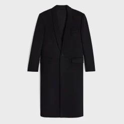 chesterfield coat in wool cloth