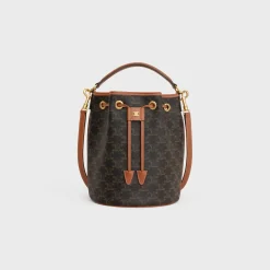 CLARA BAG in TRIOMPHE CANVAS & CALFSKIN