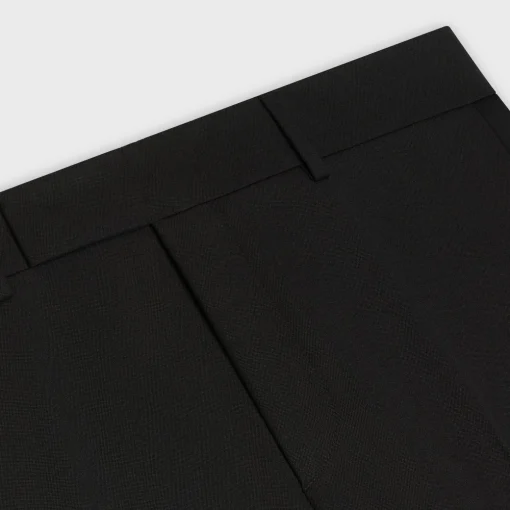 classic pants in grain de poudre