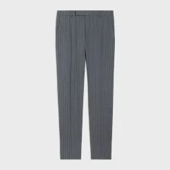 classic pants in striped wool
