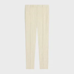 classic pants in striped wool