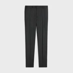 classic pants in striped flannel