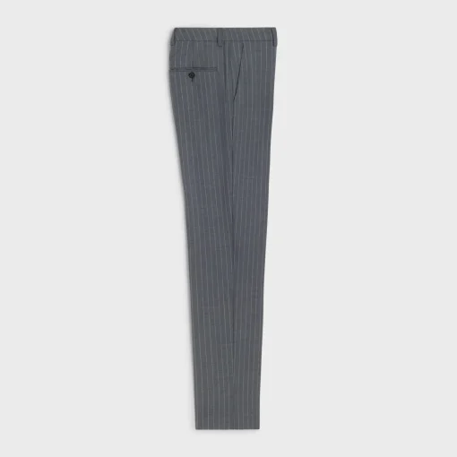 classic pants in striped wool