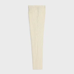 classic pants in striped wool