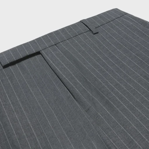 classic pants in striped wool