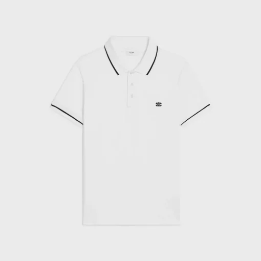 classic polo shirt in cotton piqué