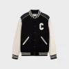 classic teddy jacket in textured wool