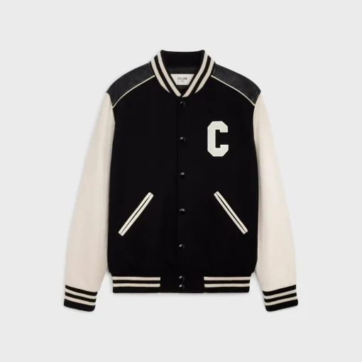 classic teddy jacket in textured wool