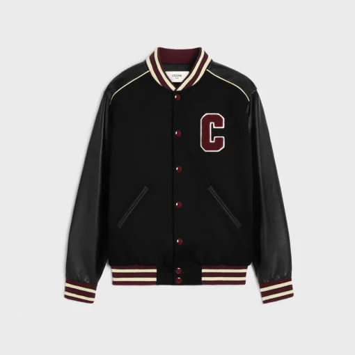 classic teddy jacket in textured wool