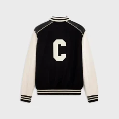 classic teddy jacket in textured wool