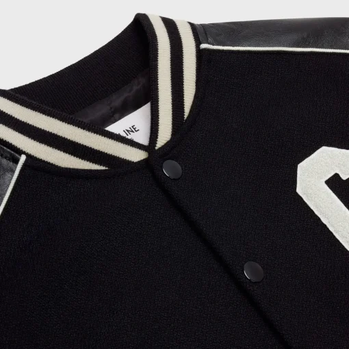 classic teddy jacket in textured wool