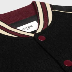classic teddy jacket in textured wool