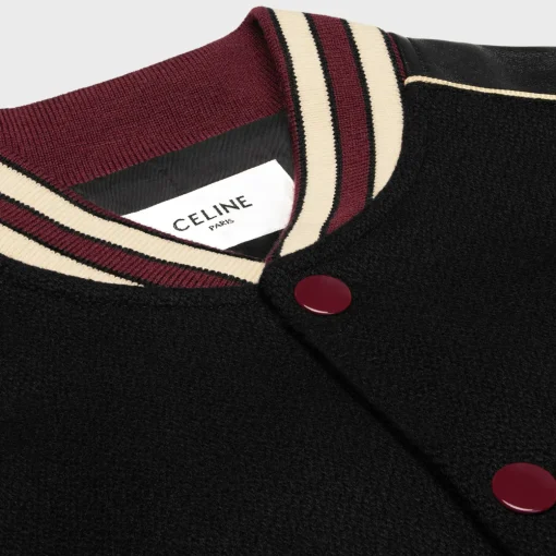 classic teddy jacket in textured wool