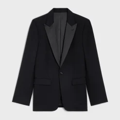 classic tux jacket in grain de poudre