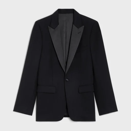 classic tux jacket in grain de poudre