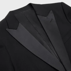 classic tux jacket in grain de poudre