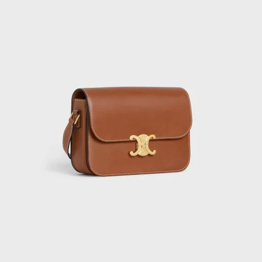 CLASSIQUE TRIOMPHE BAG in Natural Calfskin
