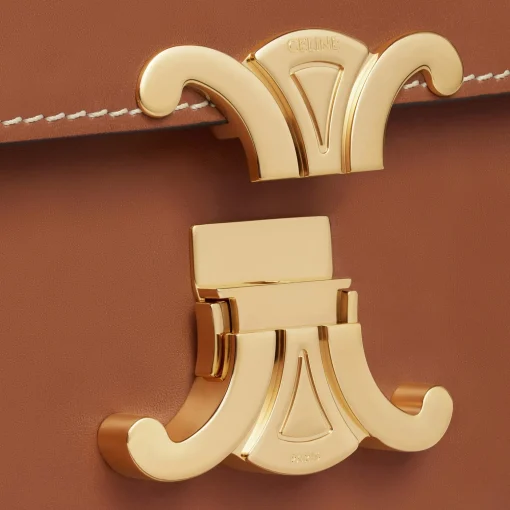 CLASSIQUE TRIOMPHE BAG in Natural Calfskin