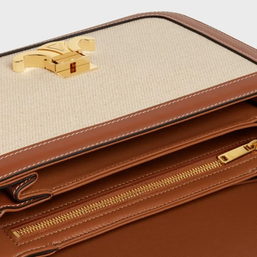 Classique Triomphe Bag in TEXTILE AND CALFSKIN