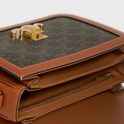Classique Triomphe Bag in Triomphe Canvas and Calfskin