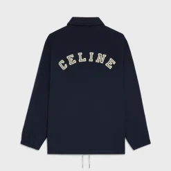 coach jacket in double-face wool