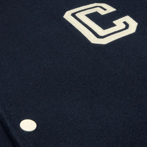 coach jacket in double-face wool