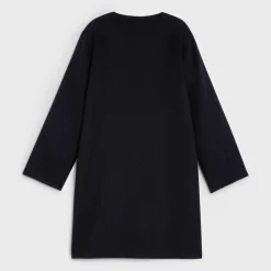 COAT WITH PURE COLLAR IN DOUBLE FACED CASHMERE