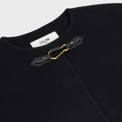 COAT WITH PURE COLLAR IN DOUBLE FACED CASHMERE