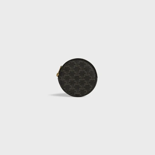 Coin Purse in Triomphe Canvas