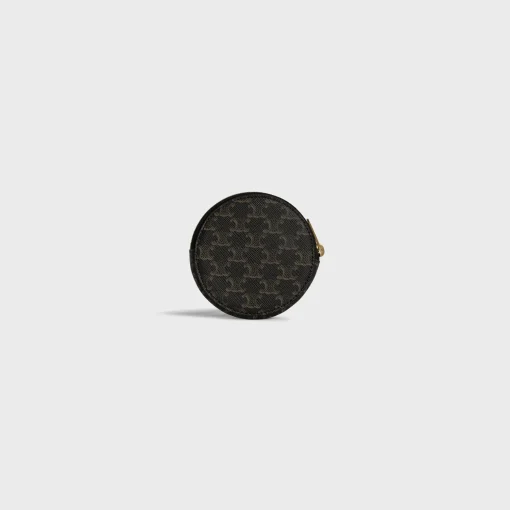 Coin Purse in Triomphe Canvas