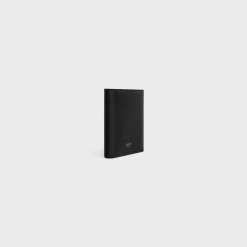 COMPACT WALLET TRIOMPHE CHARMS in GRAINED CALFSKIN