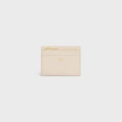 COMPACT WALLET WITH COIN TRIOMPHE in Shiny calfskin