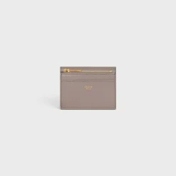 COMPACT WALLET WITH COIN TRIOMPHE in Shiny calfskin