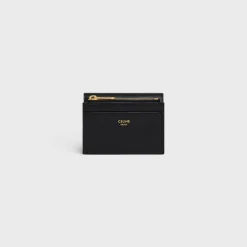 COMPACT WALLET WITH COIN TRIOMPHE in Shiny calfskin
