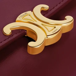 COMPACT WALLET WITH COIN TRIOMPHE in Shiny calfskin